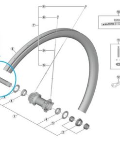 Shimano axe WH-R9170 avant