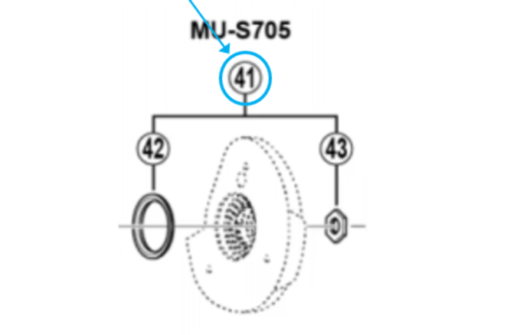 Shimano Joint + écrou de blocage MU-S705