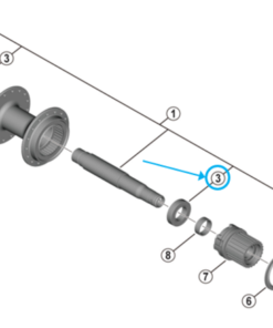 Shimano roulement à billes FH-MT410