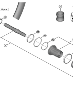 Shimano Joint WH-R9270