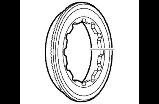 Shimano Contre-écrou CS-HG81-10 avec entretoise