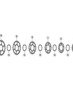 Shimano Pignon CS-HG700-11 11 dents spacer-type 11-25T,11-28T,11-30T Shimano Pignon CS-HG700-11 11 dents spacer-type 11-25T,11-28T,11-30T