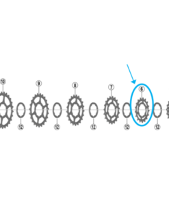 Shimano Pignon CS-HG700-11 17 dents 11-28T Shimano Pignon CS-HG700-11 17 dents 11-28T