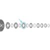 Shimano Pignon CS-R7100 12 dents spacer-type Shimano Pignon CS-R7100 12 dents spacer-type