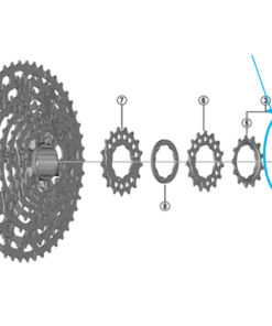 Shimano Pignon CS-LG700 11 dents spacer type Shimano Pignon CS-LG700 11 dents spacer type