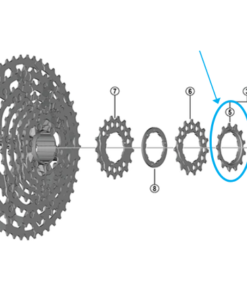 Shimano Pignon CS-LG700 13 dents spacer type Shimano Pignon CS-LG700 13 dents spacer type