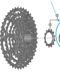 Shimano Pignon CS-LG400 11 dents Shimano Pignon CS-LG400 11 dents