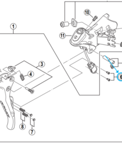 Shimano Vis de button ST-7970 paire Shimano Vis de button ST-7970 paire