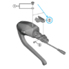 Shimano Unité de levier ST-R7000 gauche