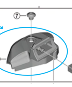 Shimano Couvercle SL-M9100-I droite