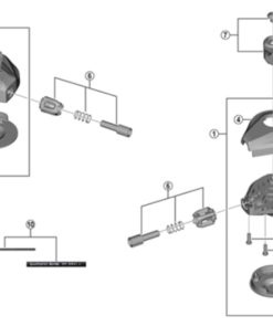 Shimano vis pour couvercle SL-M7100 Shimano vis pour couvercle SL-M7100