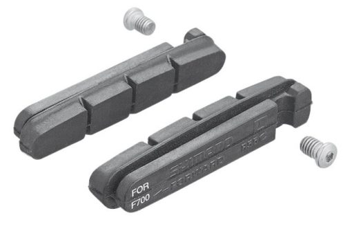 Shimano Gommes de frein R55C4 avec vis fixation paires blister