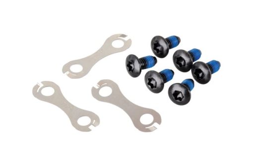 Shimano Vis de fixation de disque 6 pcs. avec plaquettes