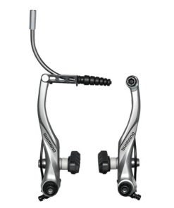 Shimano V-Brake Alivio BR-T4000 arriere 16mm 90° patins de frein S65T argent box Shimano V-Brake Alivio BR-T4000 arriere 16mm 90° patins de frein S65T argent box