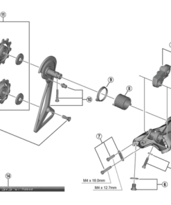 Shimano Vis de réglage du câble RD-R9100 Shimano Vis de réglage du câble RD-R9100