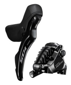 Shimano Set frein à disque 105 BR-R7170 avec ST-R7120 arrière noir Shimano Set frein à disque 105 BR-R7170 avec ST-R7120 arrière noir