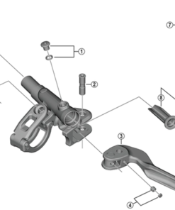 Shimano Couvercle BL-M9100/BL-M8100 Shimano Couvercle BL-M9100/BL-M8100