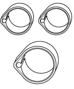 Shimano bandes de caoutchouc de montage SW-E6000