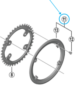 Shimano Protège-chaîne FC-U8000 40 dents vis inclus Shimano Protège-chaîne FC-U8000 40 dents vis inclus