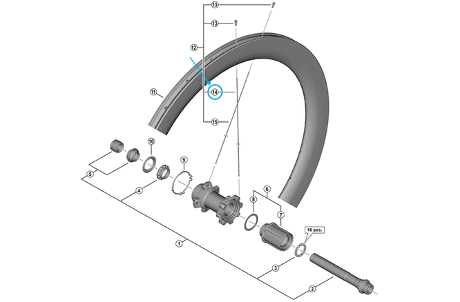 Shimano Rayon WH-R8170-C60-TL-F 262mm avant tubeless Shimano Rayon WH-R8170-C60-TL-F 262mm avant tubeless
