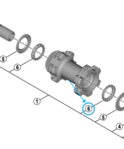 Shimano porte-billes WH-RX31-F12 Shimano porte-billes WH-RX31-F12