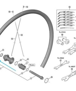 Shimano porte-billes WH-RS170-CL-F12 Shimano porte-billes WH-RS170-CL-F12
