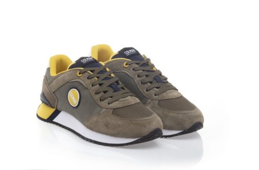 Colmar Shoe Men Travis Plus Colors 025 military green-navy-yellow 44