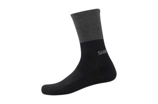 Shimano Original Wool Tall chaussettes black gray M/L
