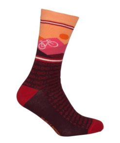 Le Patron Mountain Socks bordeaux 35-38