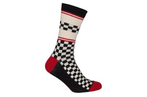 Le Patron Classic Jersey Peugeot Socks black ecru 43-46