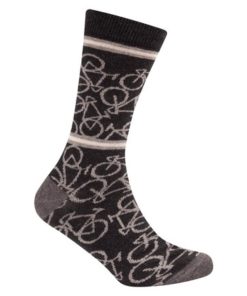 Le Patron Bicycle Socks dark grey 35-38