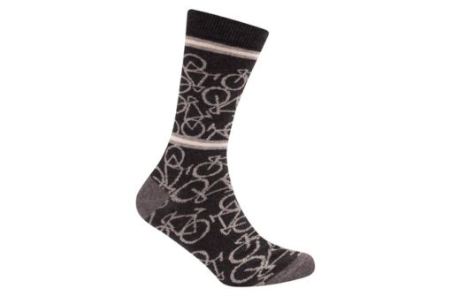 Le Patron Bicycle Socks dark grey 39-42