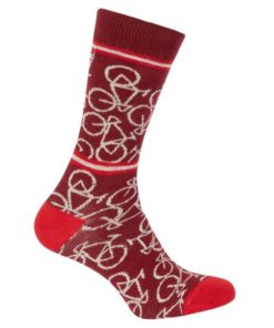 Le Patron Bicycle Socks bordeaux 35-38