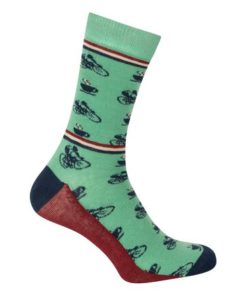 Le Patron Cafe Cycliste Socks mint 39-42