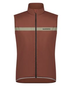 Shimano Men Evolve Prima Wind Vest mirror brown L