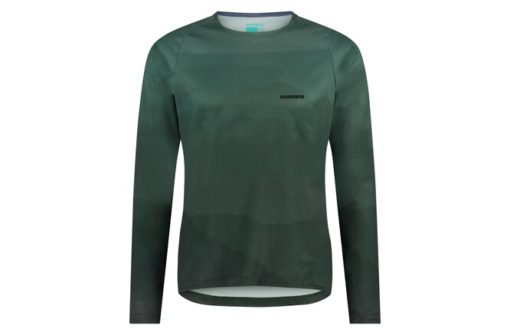Shimano Men Sentiero LS Jersey aurora green XL