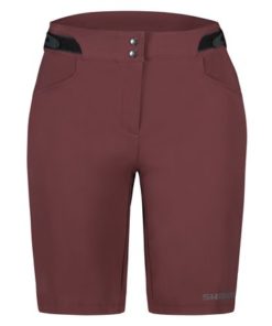 Shimano Women Evolve Terra Cargo Shorts wine red L