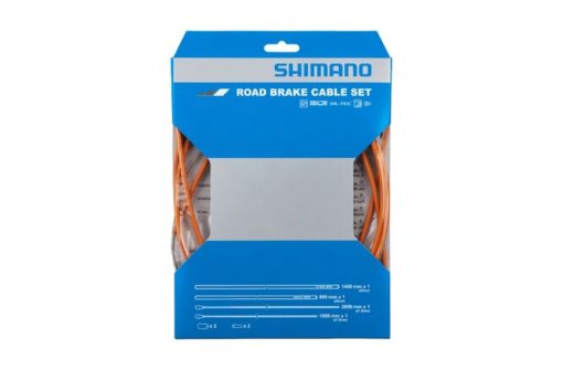 Shimano Set câble de frein Route SIL-TEC SP41 orange blister