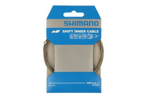 Shimano Câble dérailleur 1.2x3000mm inox tandem