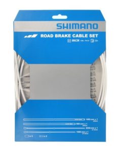 Shimano Set câble de frein Route SIL-TEC SP41 blanc blister Shimano Set câble de frein Route SIL-TEC SP41 blanc blister