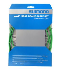 Shimano Set câble de frein Route SIL-TEC SP41 vert blister Shimano Set câble de frein Route SIL-TEC SP41 vert blister