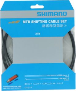 Shimano Câble dérailleur set 1.2x2100mm Polymer Shimano Câble dérailleur set 1.2x2100mm Polymer