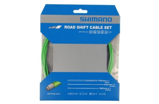 Shimano Set câble de dérailleur Route Optislik vert blister