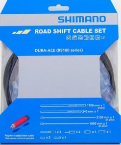Shimano Set câble de dérailleur RS900 Polymère noir blister Shimano Set câble de dérailleur RS900 Polymère noir blister