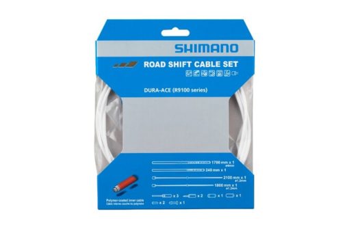 Shimano Set câble de dérailleur RS900 Polymère blanc blister