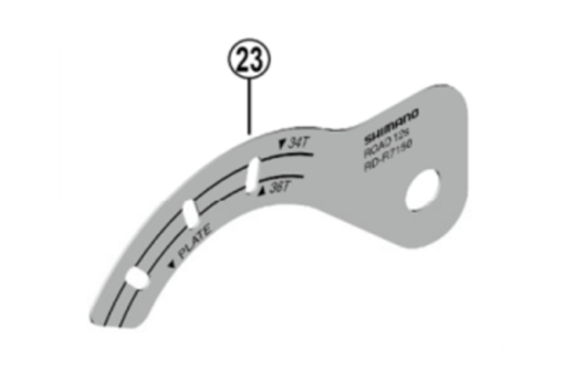 Shimano outil de réglage RD-RX820