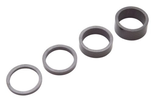 PRO Entretoise 28.6 mm carbone Set 3, 5, 10, 15 mm noir
