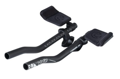 PRO Glip-guidon course contre la montre Missile S-Bend Clip-on alu noir