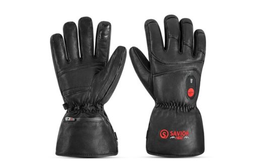 SAVIOR sports d'hiver Polar cuir Unisex Black XS