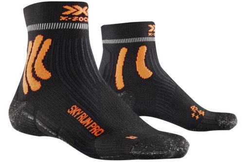 X-SOCKS Men Sky Run Pro 4.0 opal black/trick orange 35-38